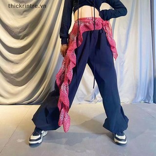THI Thời Trang Jazz Khiêu Vũ Mông Rèm Xù Hông Khăn Ruy Băng Eo Khăn Xu Hướng Đường Phố Khiêu Vũ Phù Hợp Với Dây Thắt Lưng Phụ Kiện VN