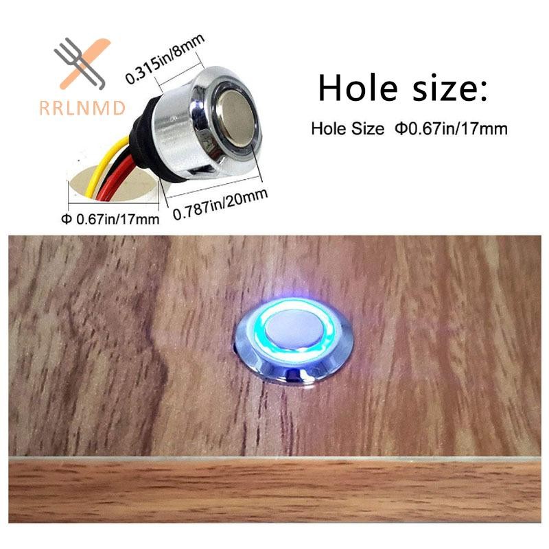 RRLNMD 1 DC 5V -24V Điều khiển độ sáng điều chỉnh độ sáng LED Bộ điều chỉnh độ sáng 12v Công tắc cảm ứng cho đèn dải LED Bộ điều khiển độ sáng có thể điều chỉnh độ sáng vô cấp MỚI