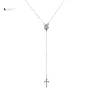 JULYHOT Thời Trang Vintage Christian Thánh Giá Tôn Giáo Mặt Dây Chuyền Vòng Cổ Đức Trinh Nữ Maria sel Tòn Ten Xương Đòn Dây Xích Dành Cho Nữ Quyến Rũ Trang Sức Quà Tặng Massivedeals