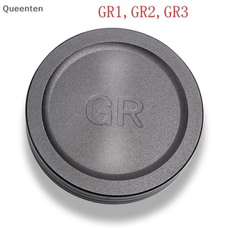 Queenten Kim Loại Bền Nắp Ống Kính Nắp Bảo Vệ Cho Ricoh GR3x GR IIIx GR III GR II GRIII GRII GR3 GR2 Camera Photaography Phụ Kiện QT