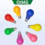 Oigm Bóng Đèn Led Nhiều Màu Sắc E27 Đèn Led Thanh Đèn 9W Đèn Đỏ Xanh Xanh Vàng Hồng Lampara Đèn KTV Đảng Trang Trí Nhà Chiếu Sáng 220V