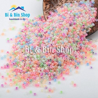 45g Cườm Sữa Bóng 2mm Dùng Đính Kết Trang Phục, Làm Phụ Kiện Thời Trang