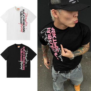 GKSSS Mỹ giản dị T-shirt với in chữ sáng tạo, tiêu chuẩn phù hợp cho mùa hè