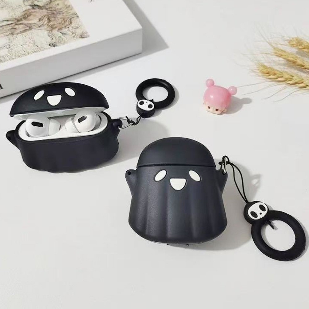 Ốp điện thoại silicon hình gấu bơ dễ thương cho AirPods 4 / 3 / 2 / 1/Pro / Pro2