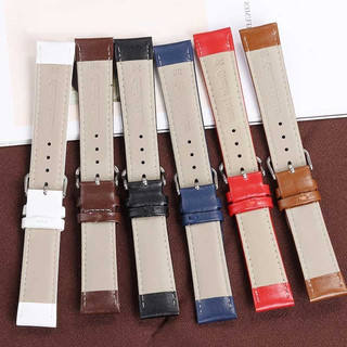 Dây đeo đồng hồ da thật không thấm nước 12-24mm Kích thước đầy đủ 12 13 14 15 16 17 18 19 20 21 22 23 24mm Dây đeo đồng hồ da bò Dây đeo đồng hồ đeo tay nam nữ