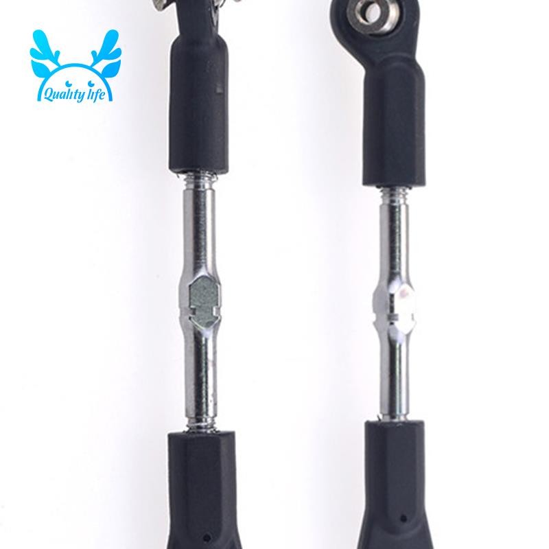 2 Chiếc 8124 Kim Loại 75-85 Mm Cần Lái Cho 1 / 8 9116 9020 9072 9071 9203 08425 08426 08427 08428 Rc Phụ Kiện Xe Hơi