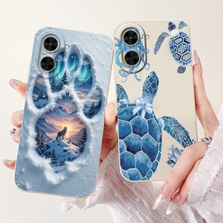 Vỏ Hoạt Hình Dễ Thương Cho Xiaomi Poco C71 / Redmi A5 Vỏ Điện Thoại Thỏ Vương Miện Mèo Silicon Lỏng Vỏ Bảo Vệ Ống Kính Vỏ Mềm