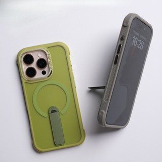 Ốp từ tính chống sốc 4 góc sang trọng cho iPhone 13 14 15 16 Pro Max Vỏ mờ PC cao cấp có chân đế kim loại xoay N52 Vỏ đế từ tính mạnh