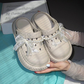 XIXITIAO Sandal Mùa Hè Đế Eva Dành Cho Nữ Kiểu Dáng Bướm Thích Hợp Cho Hoạt Động Ngoài Trời