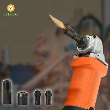 Bộ chuyển đổi sửa đổi máy mài góc LABAICAI, Máy mài góc 3 / 6mm sang máy mài thẳng Bộ chuyển đổi sửa đổi, Máy mài ren M10 bằng thép Carbon cao màu đen Máy mài góc 100 loại