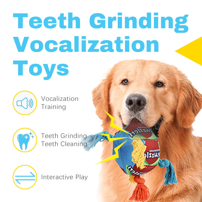 DogLemi Chó Răng Hàm Đồ Chơi Squeaker Tương Tác Bóng Chó Đồ Chơi Nhai Đồ Chơi Chống Cắn Cho Nhỏ Vừa Chó Lớn Giảm Căng Thẳng