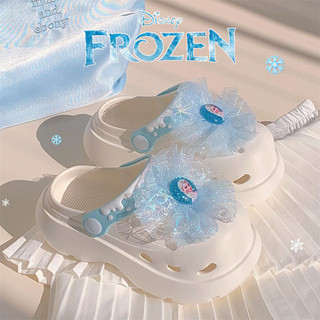 XIXITIAO Giày Sandal Trẻ Em Bé Gái Dép Công Chúa Elsa Dép Nền EVA Dễ Thương