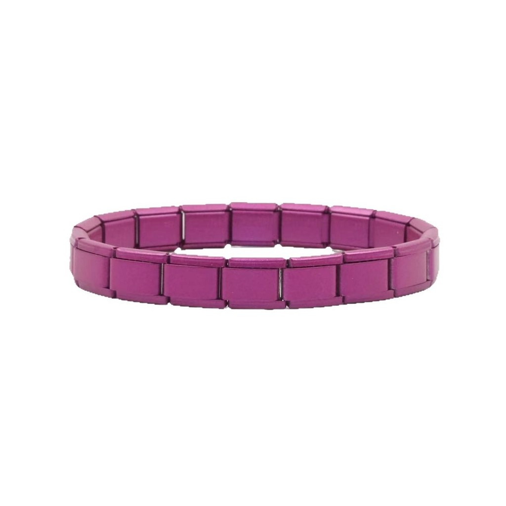 Vòng tay đàn hồi bằng thép không gỉ Matte Dây đeo bằng thép không gỉ DIY Vòng tay Unisex Nhiều màu Vòng tay quyến rũ Ý