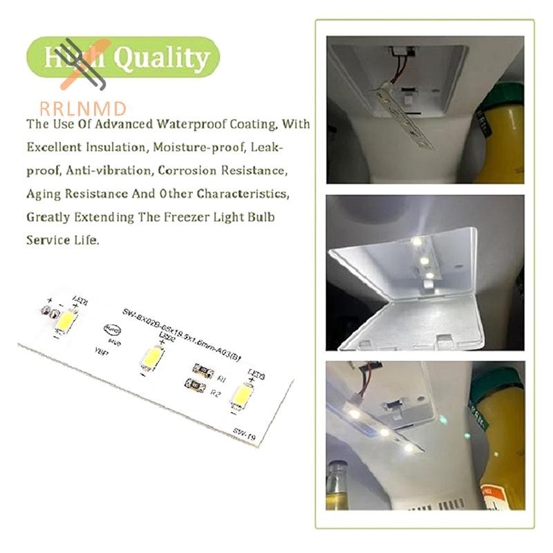 RRLNMD SW-BX02B 12V Đèn Làm Lạnh Đèn LED Ban Dải Đèn Cho Tủ Lạnh Đèn LED Dải Thanh Thay Thế Sửa Chữa Một Phần MỚI