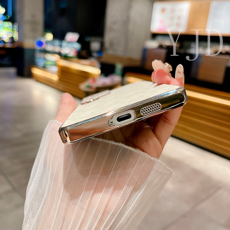 Ốp Lưng Cho Honor 400 Pro Da Thời Trang TPU Mạ Điện Khung Chống Rơi Vỏ Điện Thoại