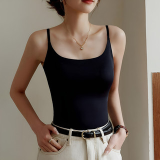 『 Brelira 』 Áo hai dây giảm béo bằng lụa băng có miếng lót ngực Làm đẹp lưng mùa hè Áo bể mặc bên trong và bên ngoài không dấu vết