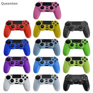 Queenten Mềm Silicone Bảo Vệ Vỏ Điều Khiển Cho 4 Bộ Điều Khiển Da Tay Cầm Chơi Game Có Cần Điều Khiển Tay Cầm Mũ QT