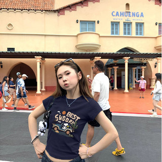 áo thun ôm body chất  kiểu nữ sexy áo style Xanh tím than mùa hè Eleclassm áo baby tee