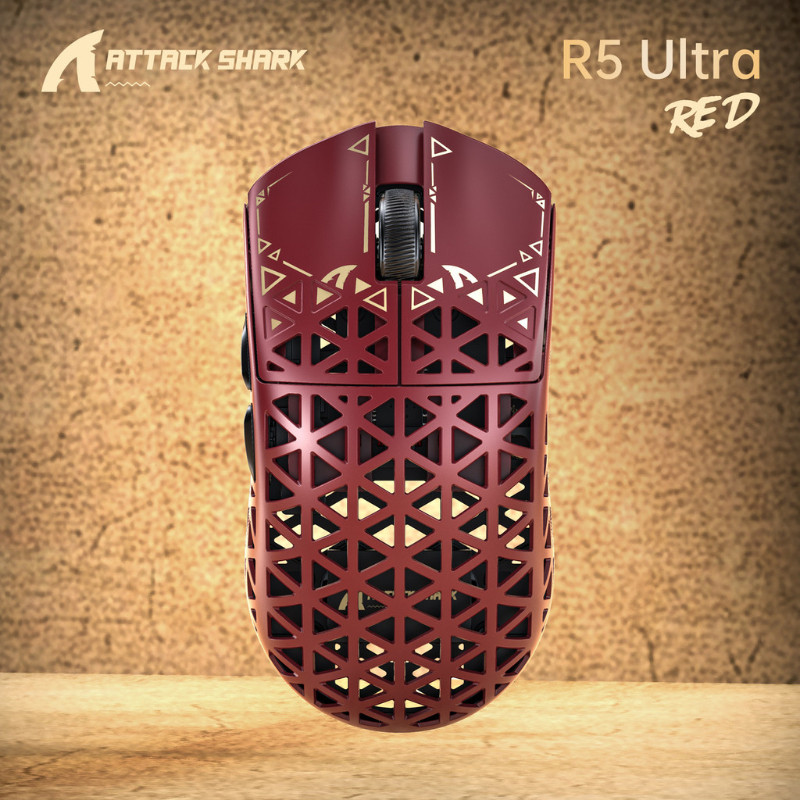Attack Shark R5 Siêu Chuột Ba Chế Độ Bluetooth Không Dây 2.4G Sợi ...