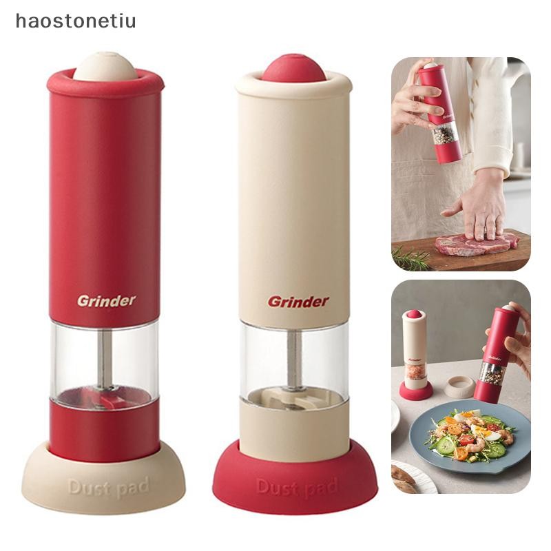 Bộ Máy Xay Muối Và Tiêu Điện HA, Máy Xay Tiêu Tự Động Có Thể Điều Chỉnh Độ Thô, Hoạt Động Một Tay, Sạc USB n