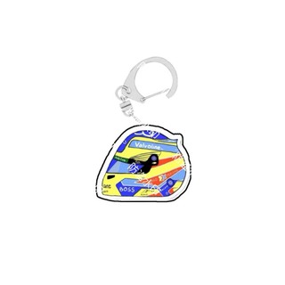 [Chìa khóa] Mũ bảo hiểm tay đua F1 Hamilton Norris Russell, móc khóa acrylic cao cấp VLPE