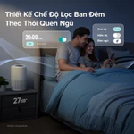 Máy Lọc Không Khí Levoit Core 200S 32m2 | Lõi HEPA 3 lớp lọc bụi mịn - Hẹn giờ - Kết nối app - Đèn ngủ | Hàng Chính Hãng — ảnh 6