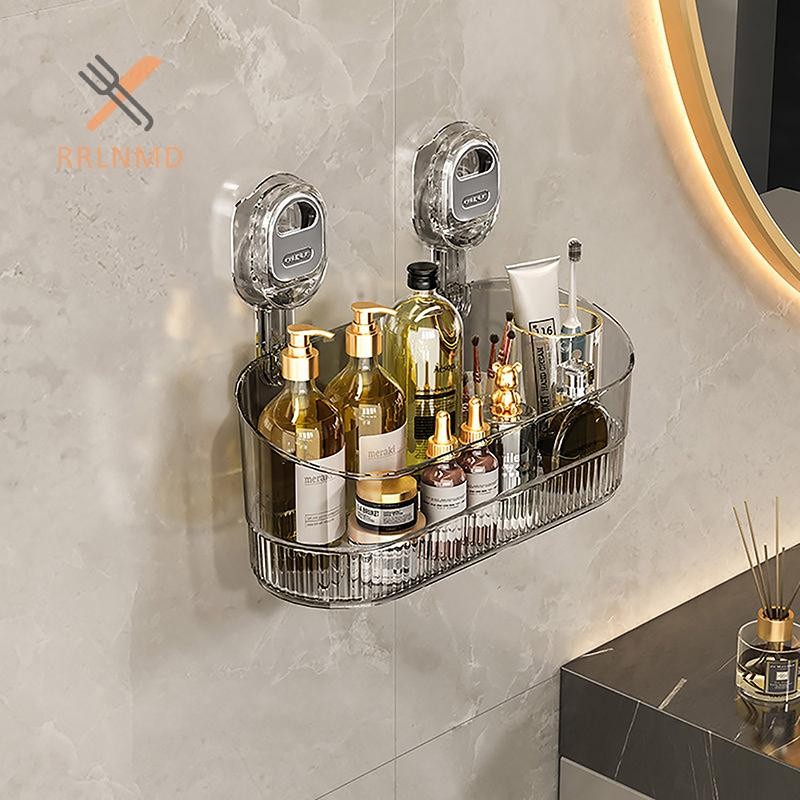 RRLNMD Hộp Bảo Quản Hút Phòng Tắm Không Rrill Dung Tích Lớn & Chịu Tải Mạnh Cốc Hút Đa Chức Năng Treo Tường Kệ MỚI