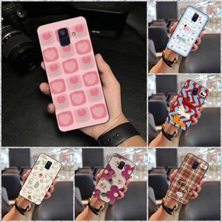 Ốp Điện Thoại Bền Cho Samsung Galaxy A6 / A6 2018, TPU Dẻo, Bảo Vệ Toàn Diện, Chống Va Đập, Chống Bụi, Hoạt Hình Dễ Thương, Tương Thích Galaxy A6 / A6 2018