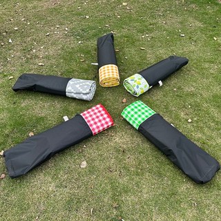 Thảm picnic ngoài trời chống dầu, kiểu dáng Ins, thảm picnic gập lại, chống nước, dùng một lần, di động, LCT2
