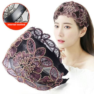 Băng đô rộng vành dành cho nữ Mũ đội đầu chống trượt có răng Thích hợp để trang trí tóc