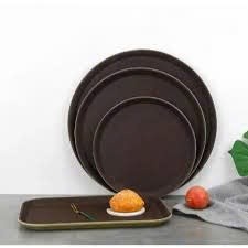 Khay Phục Vụ Tròn Các Size 28,36,40 – Chống Trượt, Sang Trọng, Dễ Dùng