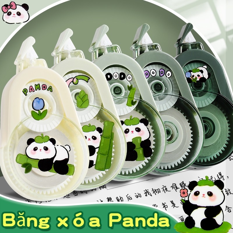 Set 5 Bút Xóa Băng Màu Gradient Xinh Xắn - Băng Keo Xóa Trong Suốt Sức Chứa Lớn Cho Học Sinh