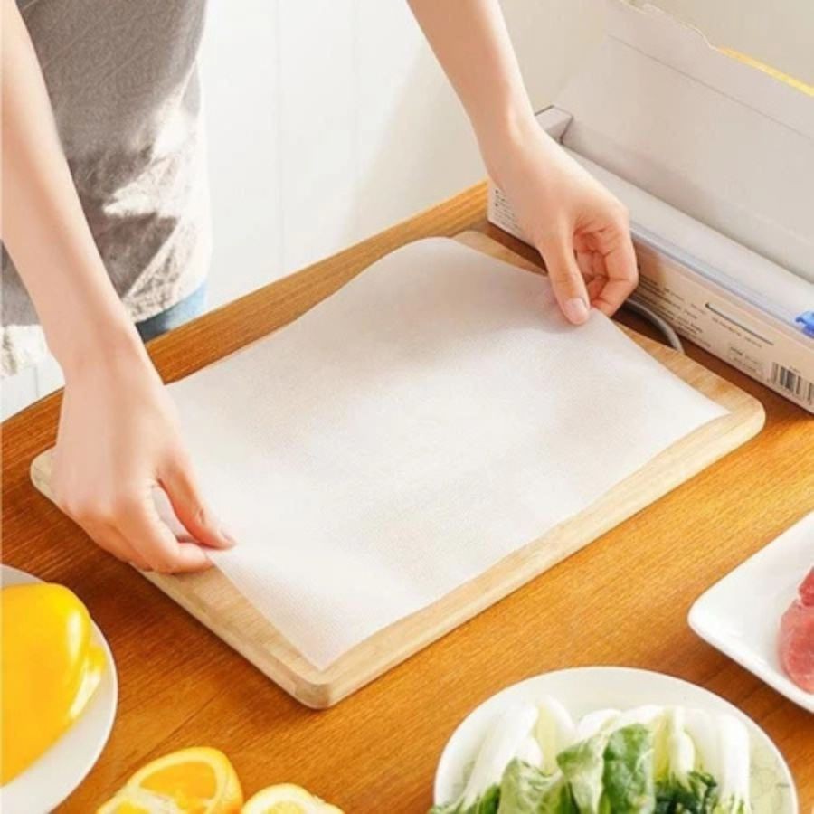 Cuộn Lót Thớt Kháng Khuẩn Dùng Một Lần Chống Trơn Trượt, Tấm Lót Thớt Dùng Một Lần Dài 300cm