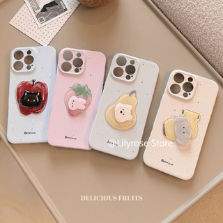 Ốp Điện Thoại TPU Cho iPhone 11 12 13 14 15 16 Pro Max Apple iPhone Case 16Plus Xs Max 7 8Plus Chống Rơi Màu Hồng Bảo Vệ Camera