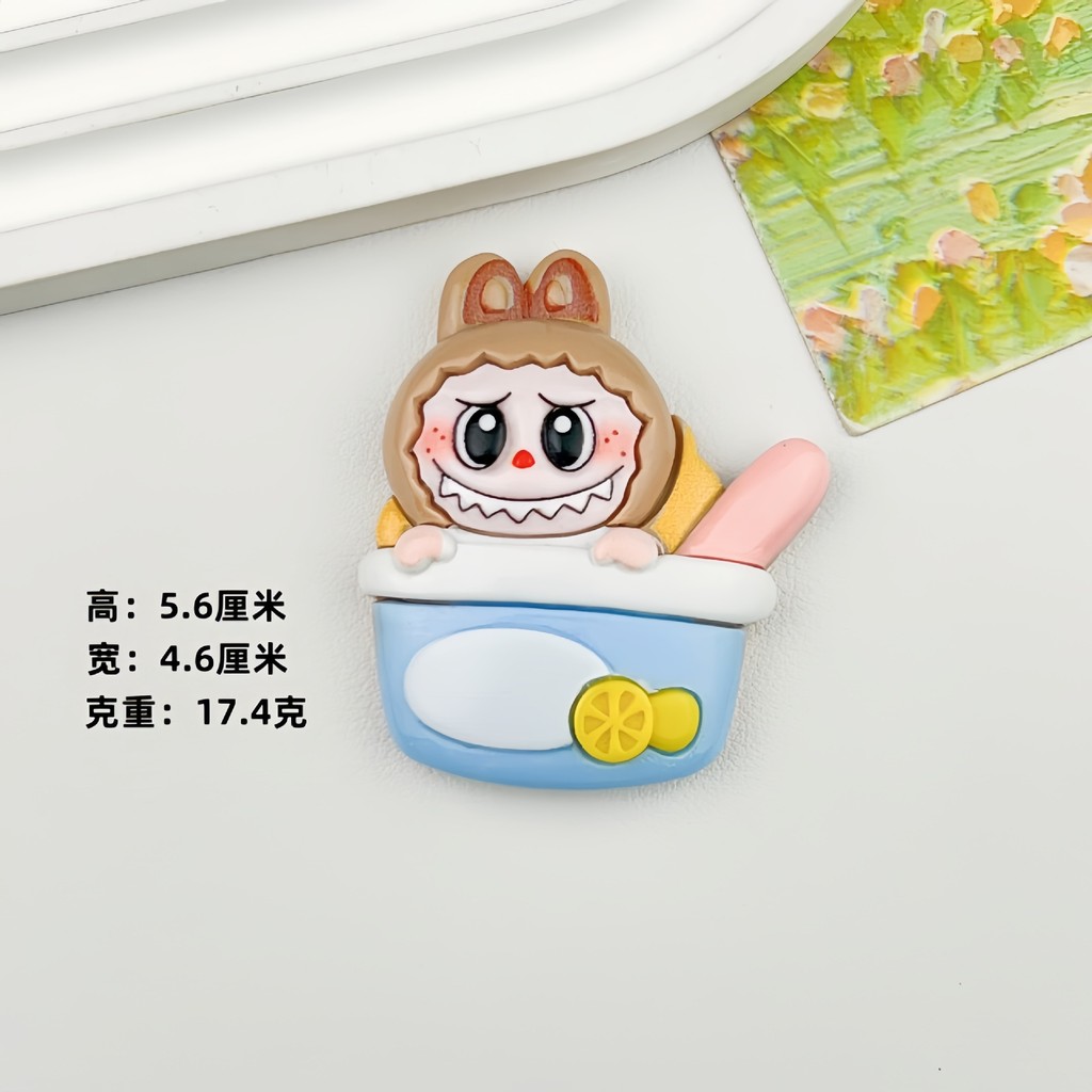 Labubububu Hoạt Hình Món Tráng Miệng Labububu Vải Lỗ Khóa Giày Busch Khóa Giày Giày Lỗ Hoa Giày Khóa Giày Zhibixing crocs Khóa Giày Vui Vẻ DIY Phụ Kiện Có Thể Tháo Rời Khóa Giày ins Giày Hoa
