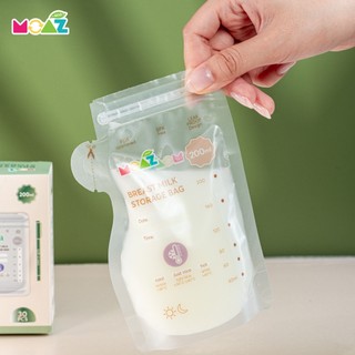 Túi trữ sữa cảm biến nhiệt moaz eco (200ml/250ml) chất liệu cao cấp an toàn cho bé tặng bút chipchop