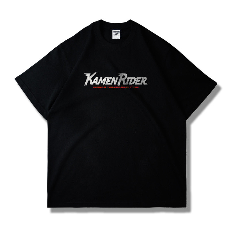 Kamen Rider Kamen Rider Joint Áo thun ngắn tay in hình dáng rộng mùa hè