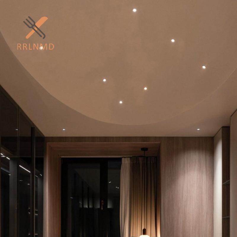 RRLNMD Đèn LED trần âm trần nhỏ COB 1WDimmable Driver Bao gồm cho tủ trưng bày tại nhà Khách sạn ốp chân tường, v.v.