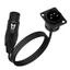 4Pin Loại XLR Bảng Gắn Khung Xe Sang Nữ Kết Nối Adapter XLR Feedthrough vách ngăn Ổ Cắm MIC Cáp Nối Dài Âm Thanh 5M