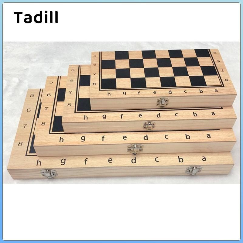 Bộ gấp cao cấp Tích hợp thêm miếng tròn - Cờ vua quốc tế và Trò chơi bảng Backgammon 3 trong 1