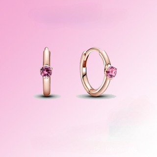 Hàng hóa tại chỗ   Bông tai solitaire hồng ROSE GOLD