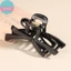 Sund Ruy Băng Nơ Kẹp Tóc Lớn Cho Nữ Acrylic Nơ Kẹp Hàn Quốc Đơn Giản Tính Khí Tóc Lấy Bé Gái Kẹp Tóc Phụ Kiện VN