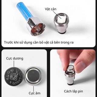 COMBO2 Đèn Gắn Van Xe Đạp Đèn LED Neon Gắn Bánh Xe Đạp Xe Máy Đèn Trang Trí Xe Đạp Điện Nhiều Màu (hàng tốt)
