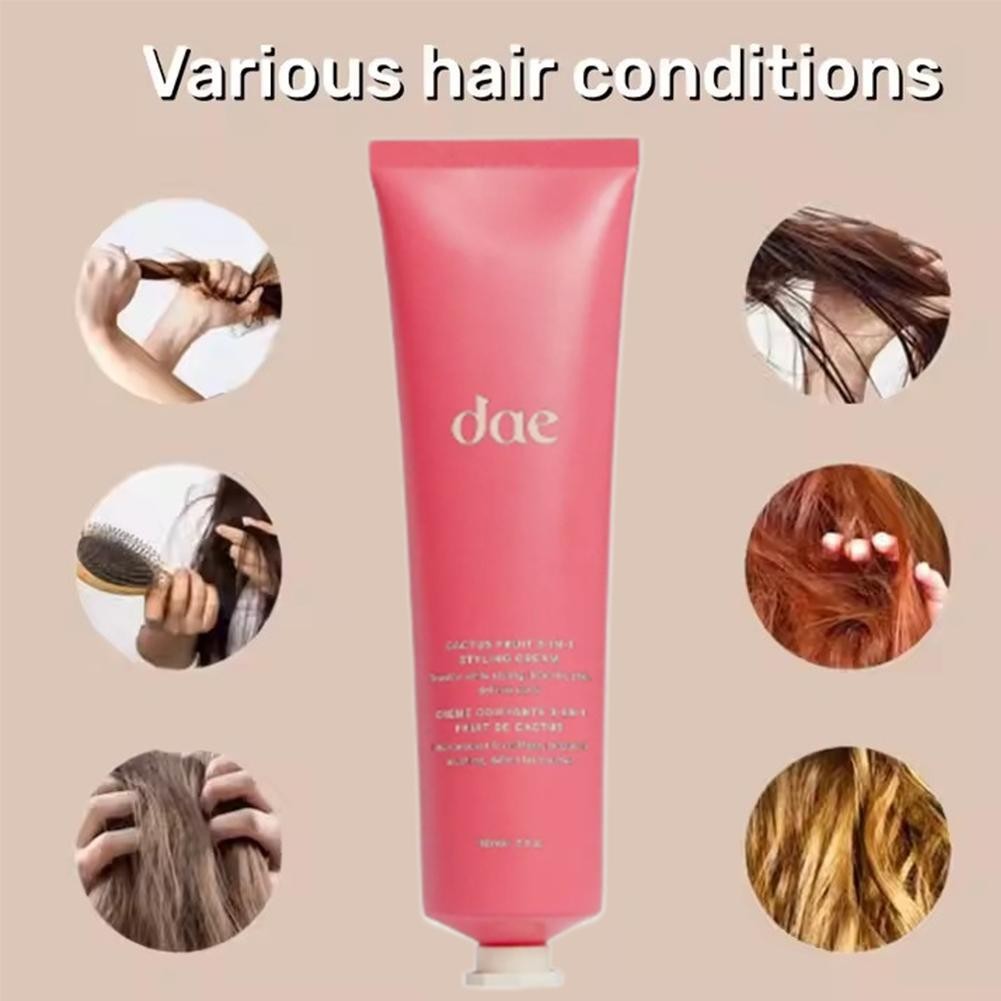 Kem Tạo Kiểu Da Xương Rồng 3 Trong 1 Chăm Sóc Tóc Thổi Full 5oz / 150ml Size Khô L1w2