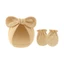 VIC Trẻ Sơ Sinh Cotton Bonnet Mũ Nơ Mũ Găng Tay Bộ Mềm Mại Thoáng Khí Co Giãn Chống Trầy Xước Bảo Vệ Cho 0-6 Tháng