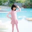 Bộ đồ bơi dài tay GC1 cho bé gái Bảo vệ tia cực tím thoải mái cho trẻ em cho hoạt động bể bơi và bãi biển GC1