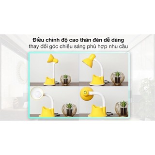 Đèn Bàn Học Sinh Comet CT413 - Có ngăn đựng bút - Đui đèn E27 - Bảo hành chính hãng 12 tháng