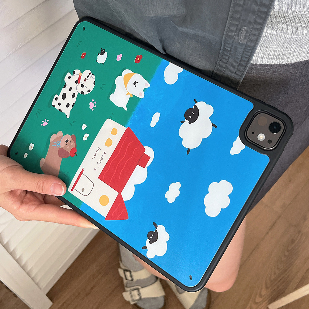Vỏ nhựa Acrylic cứng chạy bộ cho Mini6 Mini7 A17Pro IPad 5 6 7 8 9 10 11 A16 Air 2 3 4 5 6 Air 11 M2 Pro10.5 10.2 "Pro11 2018 2020 2021 2022 M4 Pro13 2024 2025