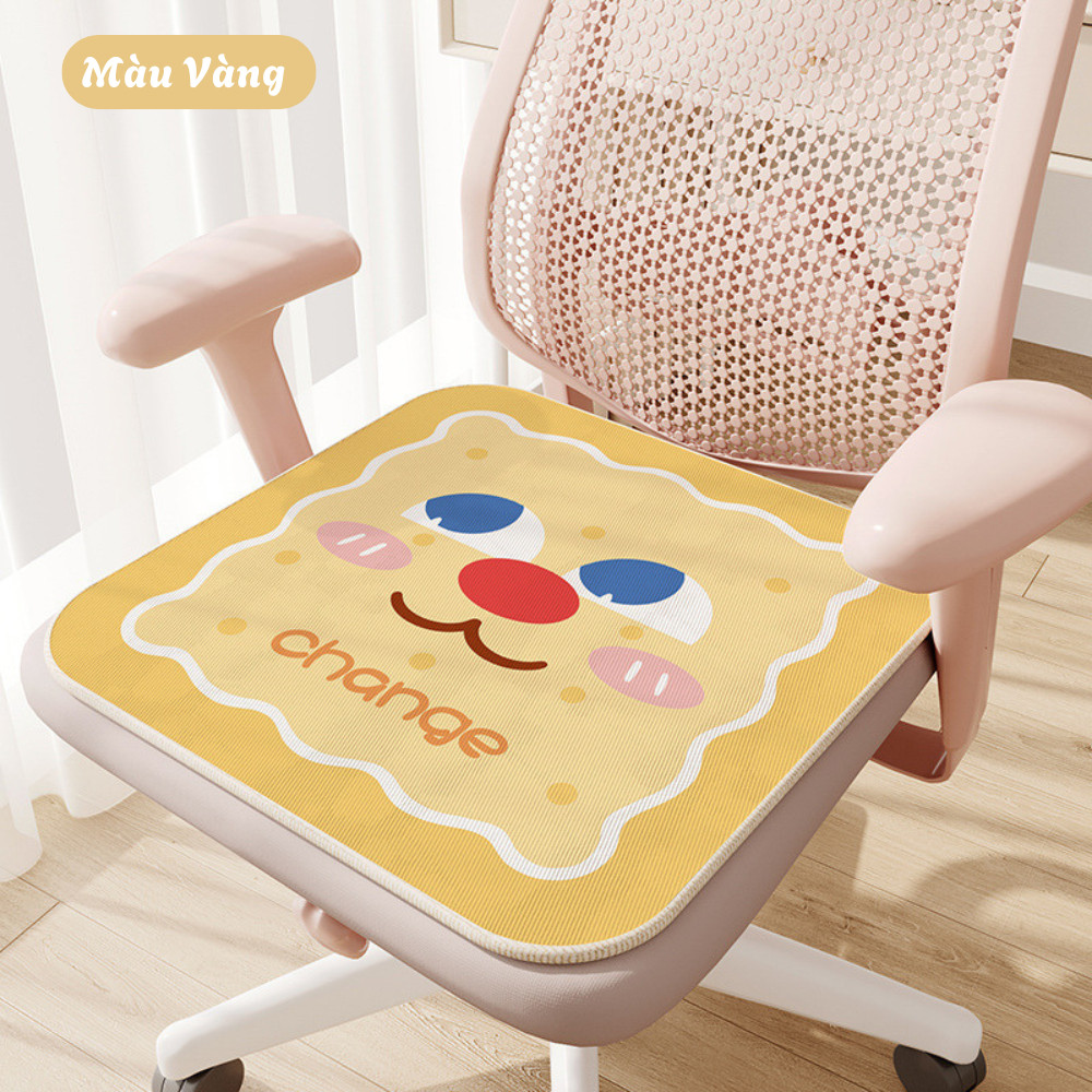 Miếng Lót Ghế Ngồi Êm Ái Hình Hoạt Hình 3D Dễ Thương, Đệm Lót Ghế Văn Phòng