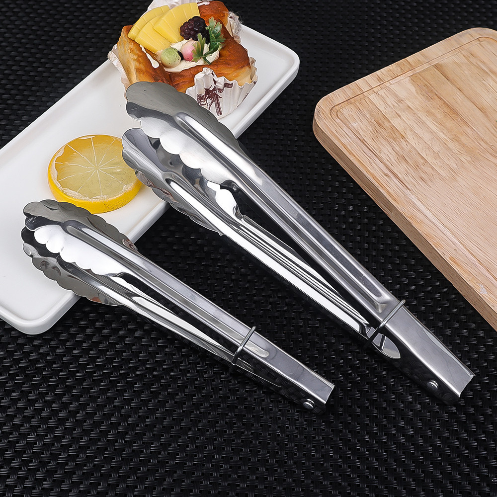 Thép không gỉ BBQ Nướng Tông Salad Bánh Mì Phục Vụ Tông Chống Dính Bếp Nướng Nướng Nấu Ăn Tông Phụ Kiện Nhà Bếp